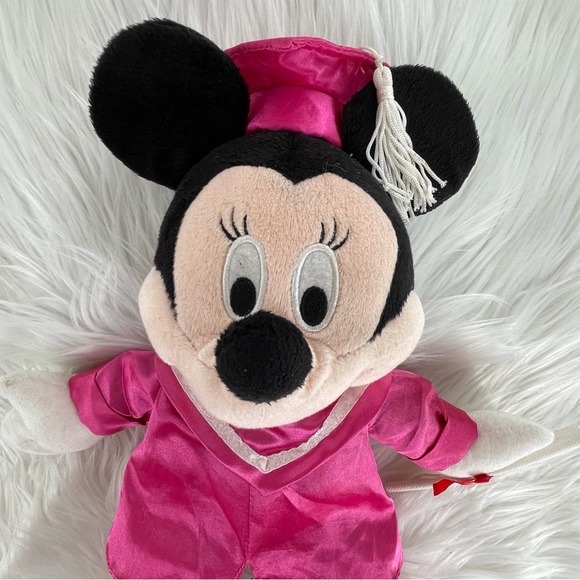 3/$21, Minnie Mouse Graduation Pink Diploma Cap & Gown Plush - Picture 3 of 5